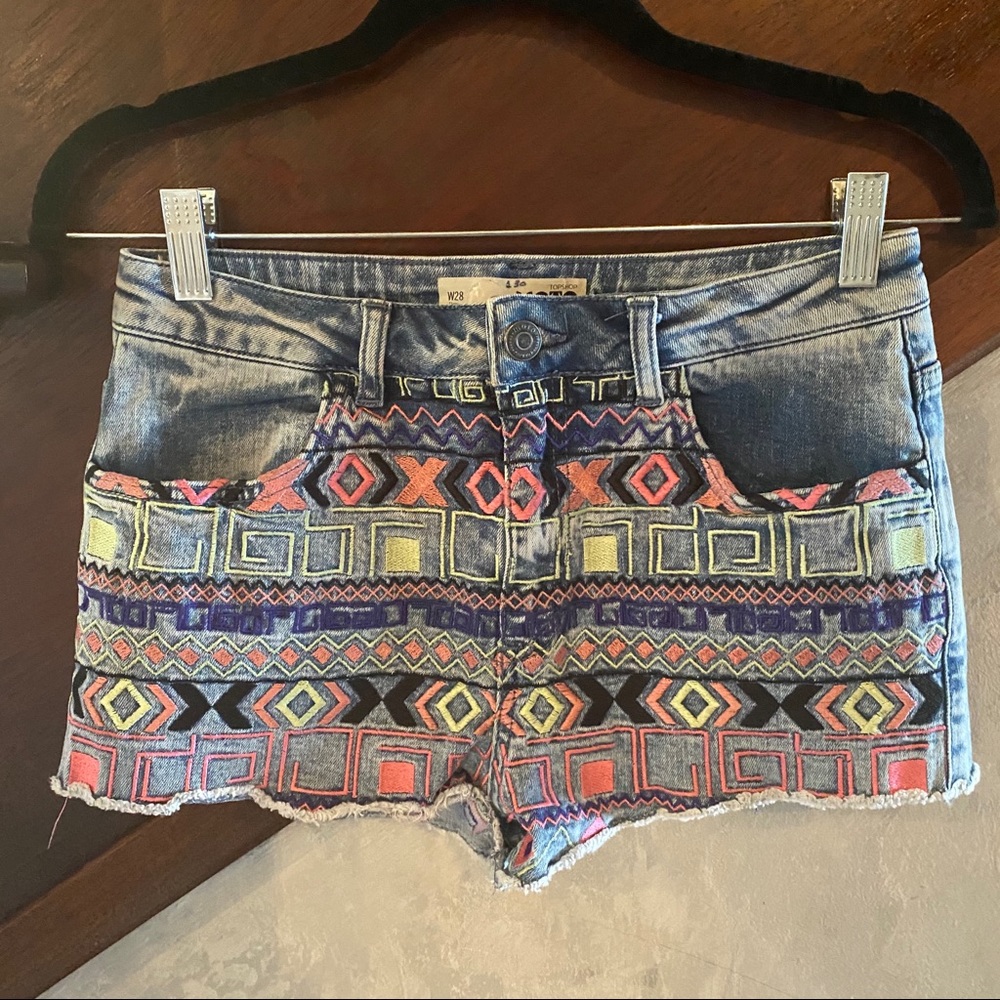 Mini jean shorts